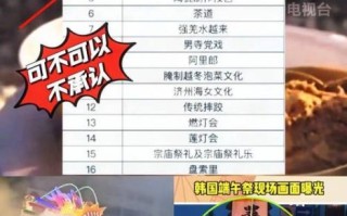 韩国抢占非物质文化遗产（韩国申遗中国元素真相揭秘）