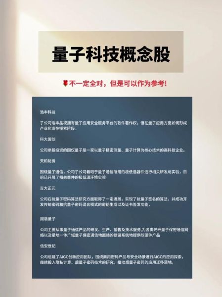 量子计算机技术公司（量子计算机概念股龙头有哪些）-第1张图片-八三百科
