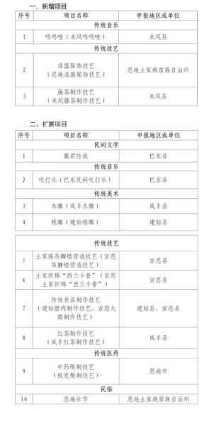 恩非物质文化遗产有哪些（中国非遗项目最新名单）-第1张图片-八三百科
