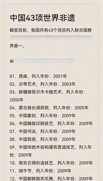 中国非物质文化遗产回顾(中国非物质文化遗产回顾有哪些新发现)-第1张图片-八三百科 中国非物质文化遗产回顾(中国非物质文化遗产回顾有哪些新发现)-第1张图片-八三百科