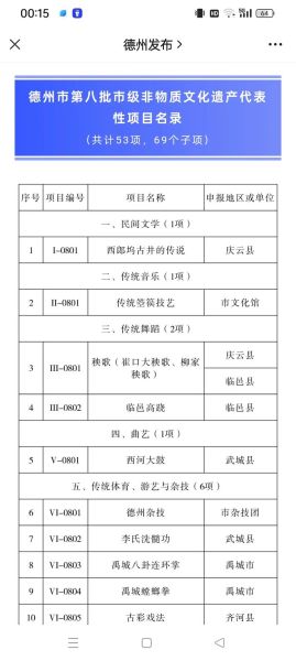 遗产非物质文化遗产名录-第3张图片-八三百科