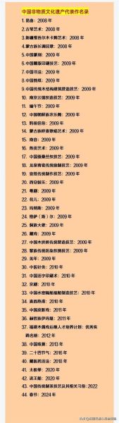 非物质文化遗产表（非物质文化遗产表申请条件是什么）-第2张图片-八三百科